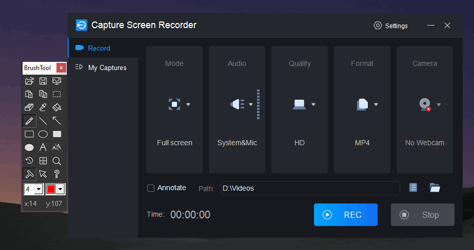 Capture Screen Recorder