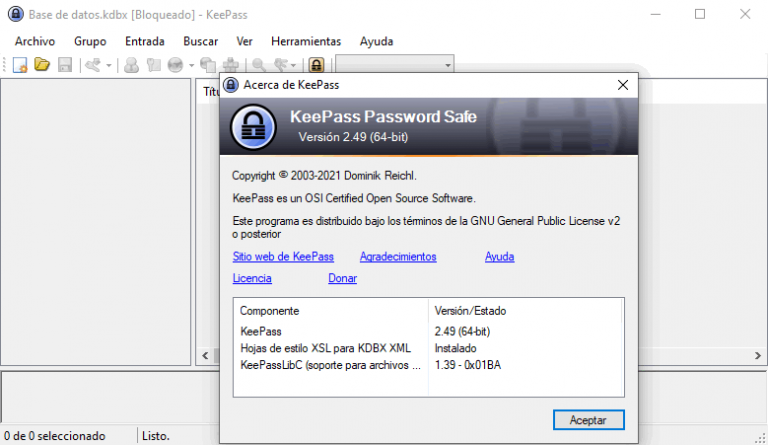 KeePass v2.49