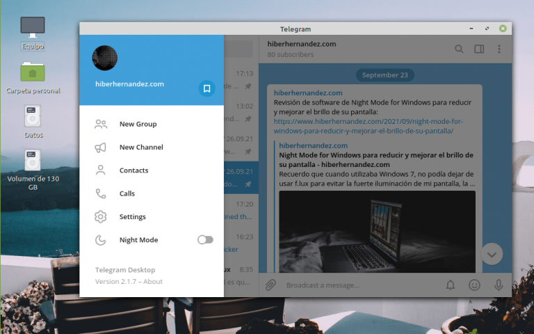 Cómo instalar Telegram en Ubuntu / Linux Mint - hiberhernandez