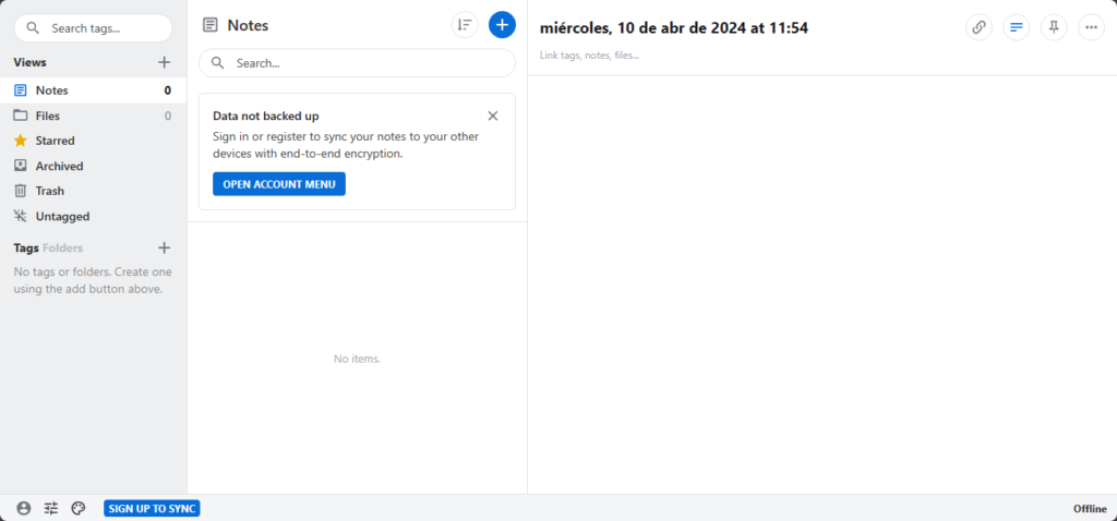 El servicio de notas gratuito y de código abierto, Standard Notes ...