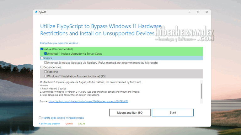 Flyby11: una nueva herramienta que nos permite instalar Windows 11 24H2 en PC no compatibles