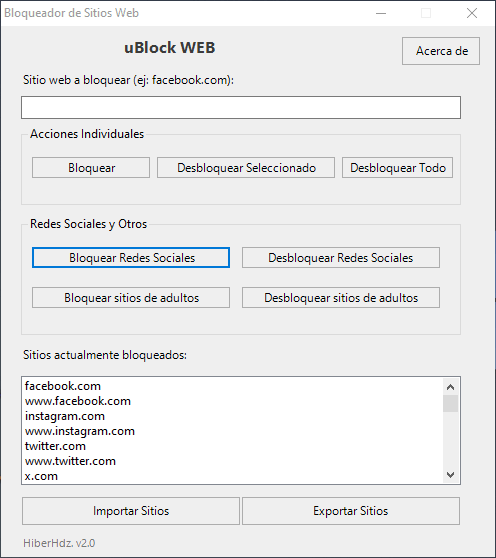 uBlock Web